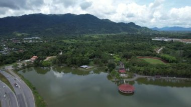 Serian, Malaysia - August 6, 2022: The Serian Town of Sarawak
