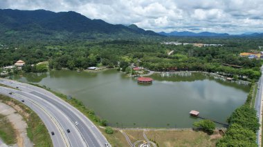 Serian, Malaysia - August 6, 2022: The Serian Town of Sarawak