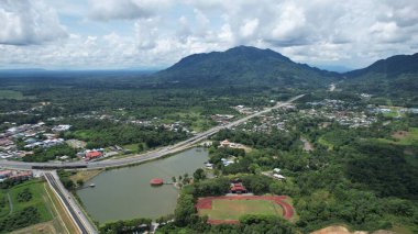 Serian, Malaysia - August 6, 2022: The Serian Town of Sarawak