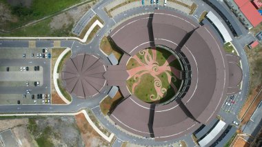 Serian, Malaysia - August 6, 2022: The Serian Town of Sarawak