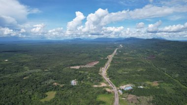 Serian, Malaysia - August 6, 2022: The Serian Town of Sarawak