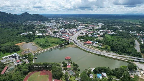 Serian Malaysia August 2022 Serian Town Sarawak — Fotografia de Stock