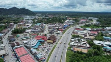 Serian, Malaysia - August 6, 2022: The Serian Town of Sarawak