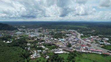 Serian, Malaysia - August 6, 2022: The Serian Town of Sarawak