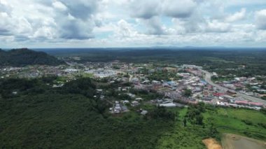 Serian, Malaysia - August 6, 2022: The Serian Town of Sarawak