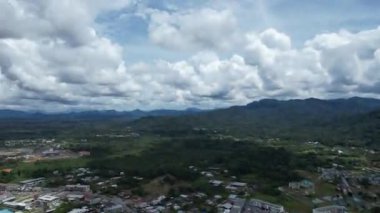 Serian, Malaysia - August 6, 2022: The Serian Town of Sarawak