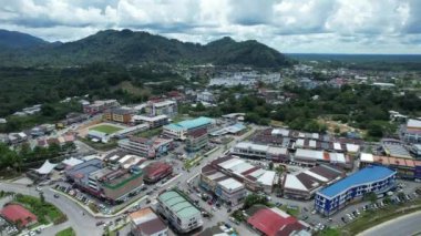Serian, Malaysia - August 6, 2022: The Serian Town of Sarawak