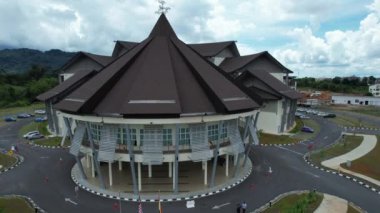 Serian, Malaysia - August 6, 2022: The Serian Town of Sarawak