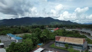 Serian, Malaysia - August 6, 2022: The Serian Town of Sarawak