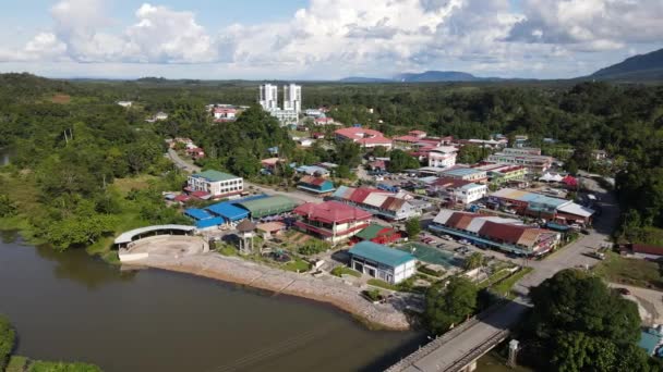 Lubok Antu Malaysia August 2022 Lubok Antu Village Sarawak — Video