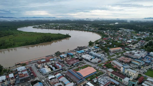 Lubok Antu Malaysia August 2022 Lubok Antu Village Sarawak — Fotografia de Stock