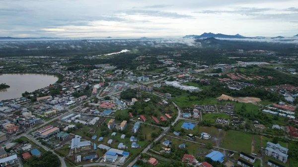 Lubok Antu Malaysia August 2022 Lubok Antu Village Sarawak — Stok Foto