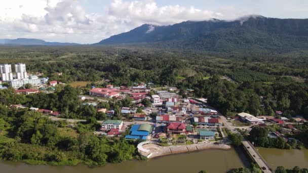 Lubok Antu Malaysia August 2022 Lubok Antu Village Sarawak — Stock video