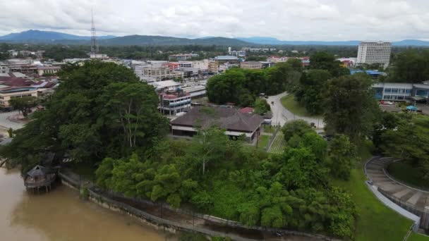 Lubok Antu Malaysia August 2022 Lubok Antu Village Sarawak — Wideo stockowe