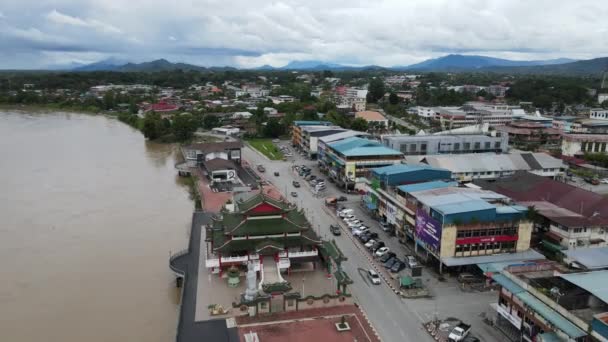 Lubok Antu Malaysia August 2022 Lubok Antu Village Sarawak — Stok video