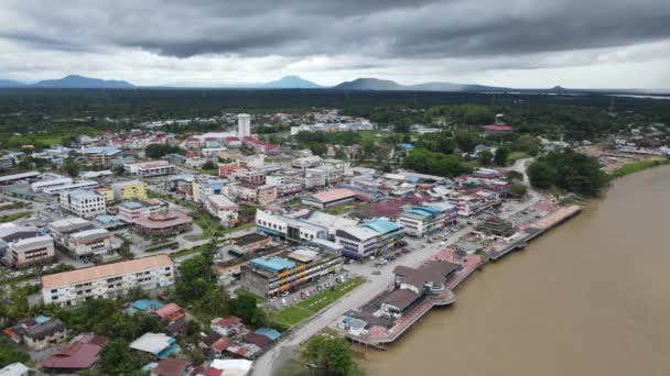 Sri Aman Malaysia August 2022 Sri Aman Township Sarawak — Vídeo de stock