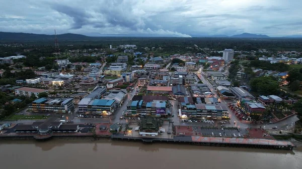 Sri Aman Malaysia August 2022 Sri Aman Township Sarawak — Fotografia de Stock
