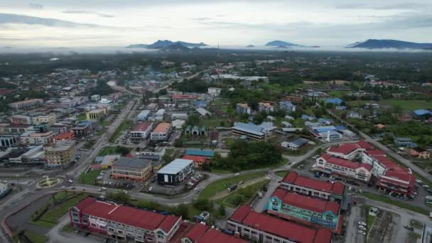 Sri Aman Malaysia August 2022 Sri Aman Township Sarawak — Stock video