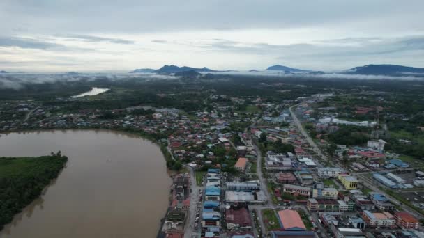 Sri Aman Malaysia August 2022 Sri Aman Township Sarawak — Stock videók