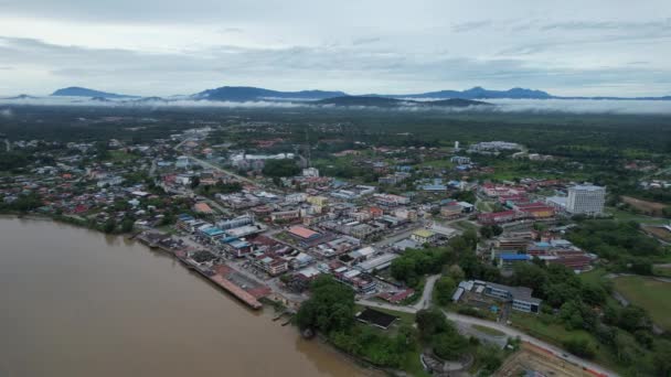 Sri Aman Malaysia August 2022 Sri Aman Township Sarawak — Stok video