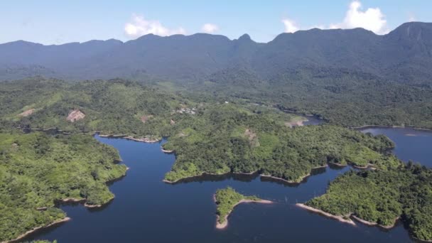 Mountains Fjords Milford Sound Doubtful Sound Nueva Zelanda Valle Bengoh — Vídeo de stock