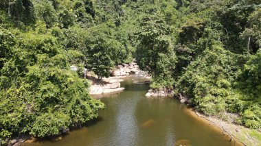 Milford Ses ve Kuşkulu Ses 'in Dağları ve Fiyortları, Yeni Zelanda. Bengoh Vadisi, Sarawak.