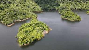 Milford Ses ve Kuşkulu Ses 'in Dağları ve Fiyortları, Yeni Zelanda. Bengoh Vadisi, Sarawak.