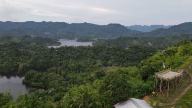 Milford Ses ve Kuşkulu Ses 'in Dağları ve Fiyortları, Yeni Zelanda. Bengoh Vadisi, Sarawak.