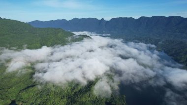 Milford Ses ve Kuşkulu Ses 'in Dağları ve Fiyortları, Yeni Zelanda. Bengoh Vadisi, Sarawak.
