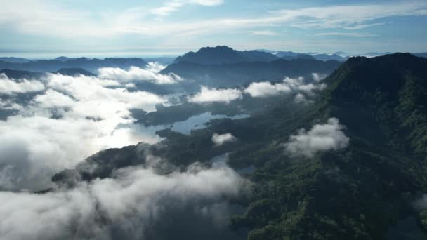 Mountains Fjords Milford Sound Doubtful Sound New Zealand 사라왁 — 비디오