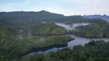 Milford Ses ve Kuşkulu Ses 'in Dağları ve Fiyortları, Yeni Zelanda. Bengoh Vadisi, Sarawak.