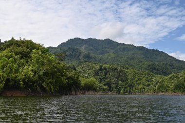 Milford Ses ve Kuşkulu Ses 'in Dağları ve Fiyortları, Yeni Zelanda. Bengoh Vadisi, Sarawak.