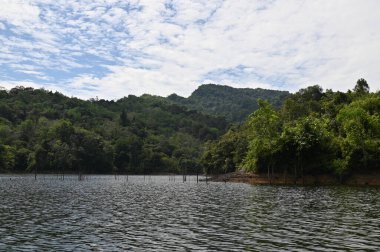 Milford Ses ve Kuşkulu Ses 'in Dağları ve Fiyortları, Yeni Zelanda. Bengoh Vadisi, Sarawak.