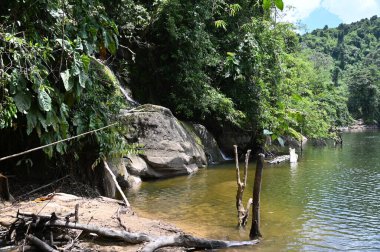 Milford Ses ve Kuşkulu Ses 'in Dağları ve Fiyortları, Yeni Zelanda. Bengoh Vadisi, Sarawak.