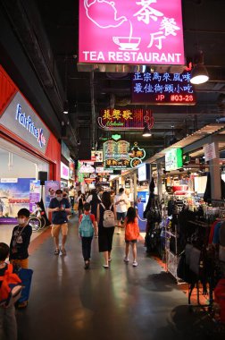 Chinatown, Singapore - September 3, 2022: The Streets of Chinatown during Mid Autumn Mooncake Festival