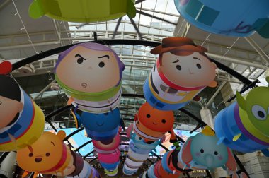 Marina Bay, Singapore - September 3, 2022: The Interiors of a Luxury Hotel in Marina Bay