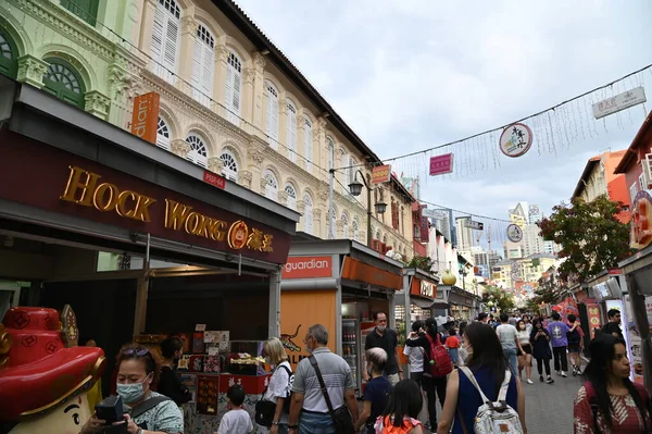 Chinatown Singapore September 2022 Streets Chinatown Mid Autumn Mooncake Festival — 图库照片