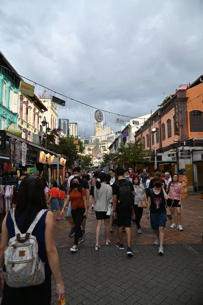 Chinatown Singapore September 2022 Streets Chinatown Mid Autumn Mooncake Festival — ストック写真