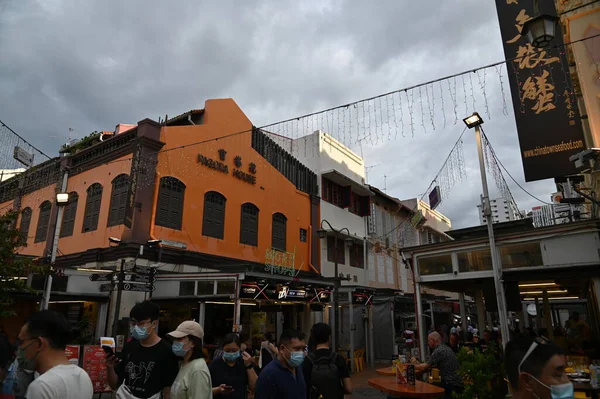 Chinatown Singapore September 2022 Streets Chinatown Mid Autumn Mooncake Festival — Fotografia de Stock