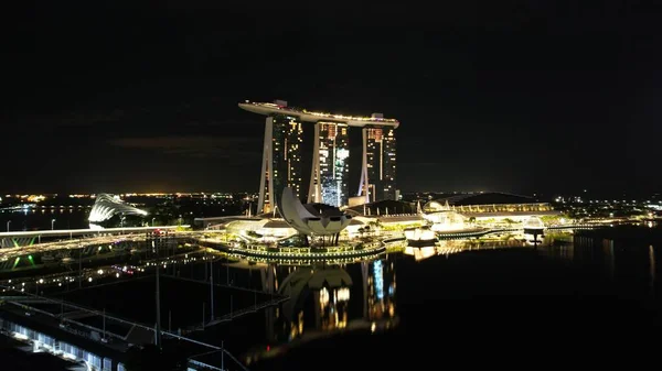 Marina Bay Singapore September 2022 2022 Landmark Buildings Tourist Attractions — стоковое фото