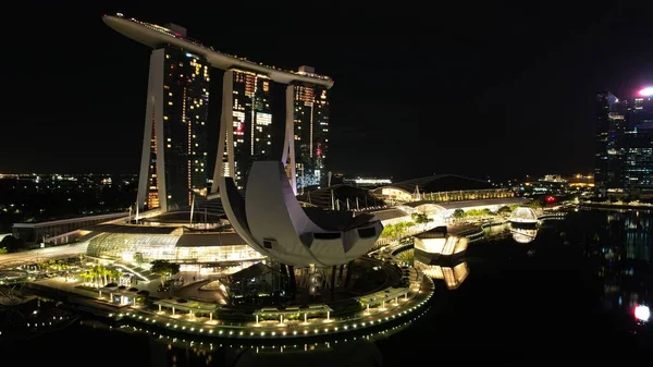 Marina Bay Singapore September 2022 2022 Landmark Buildings Tourist Attractions — Foto de Stock