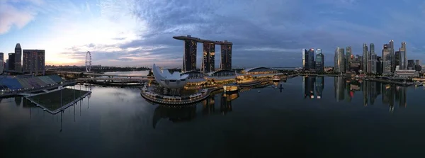 Marina Bay Singapore September 2022 2022 Landmark Buildings Tourist Attractions — Stockfoto