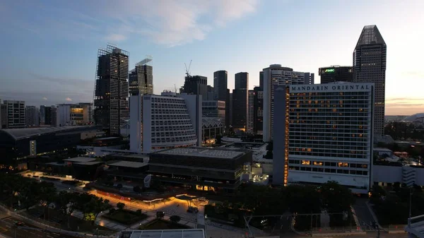 Marina Bay Singapore September 2022 2022 Landmark Buildings Tourist Attractions — стоковое фото