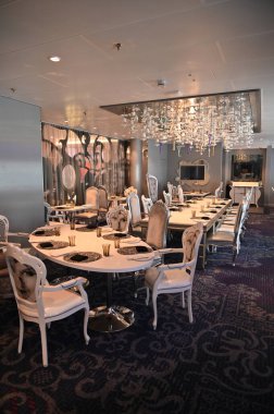 Marina Bay, Singapore - September 8, 2022: A Cruise Trip Aboard The Spectrum of The Seas