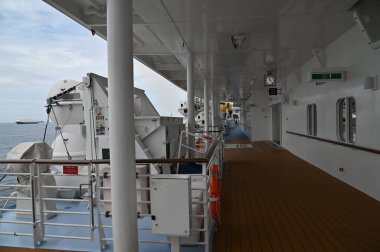 Marina Bay, Singapore - September 8, 2022: A Cruise Trip Aboard The Spectrum of The Seas