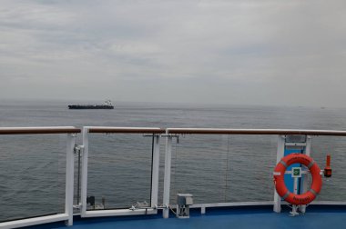 Marina Bay, Singapore - September 8, 2022: A Cruise Trip Aboard The Spectrum of The Seas