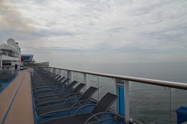 Marina Bay, Singapore - September 8, 2022: A Cruise Trip Aboard The Spectrum of The Seas