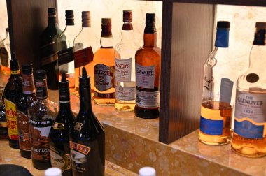 Marina Bay, Singapore - September 8, 2022: A Cruise Trip Aboard The Spectrum of The Seas