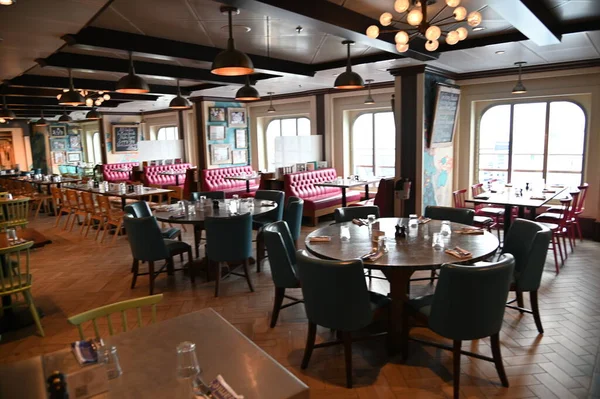 Marina Bay, Singapore - September 8, 2022: A Cruise Trip Aboard The Spectrum of The Seas