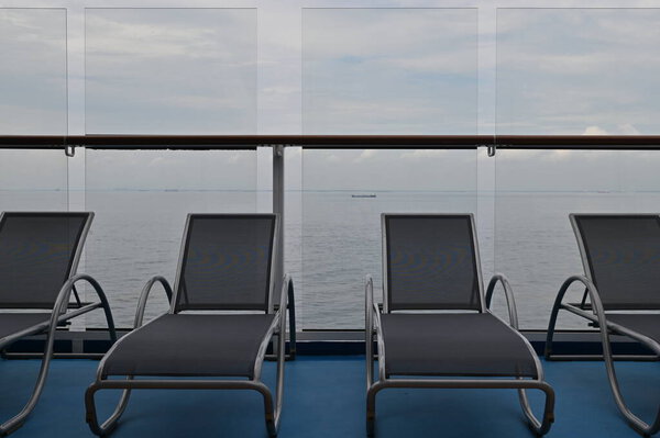 Marina Bay, Singapore - September 8, 2022: A Cruise Trip Aboard The Spectrum of The Seas